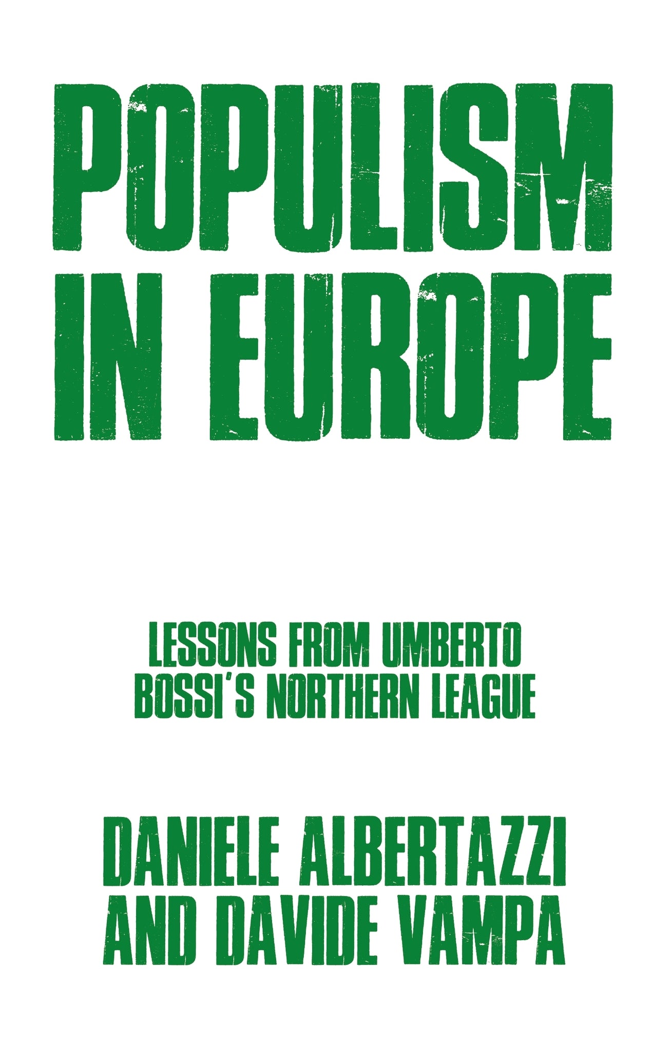 Cover image for Populism in Europe ISBN 9780719096075